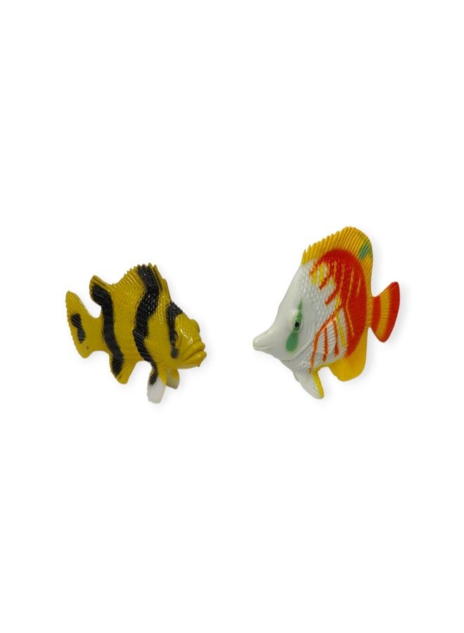 DIMAZO Small Kids Sea & Wild Animal Toys Sets for Fun, Educational, Spark Imagination and Learning (Multi Choice Sets) (COLOURFULL Fishes) 12pcs - Image 5